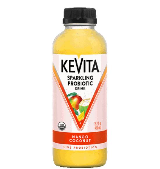 Order Kevita Sparkling Probiotic Drink - Mango Coconut food online from IV Deli Mart store, Goleta on bringmethat.com