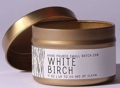Order Just Bee White Birch Candle (3.5 oz) food online from Trio Pharmacy store, Columbus on bringmethat.com