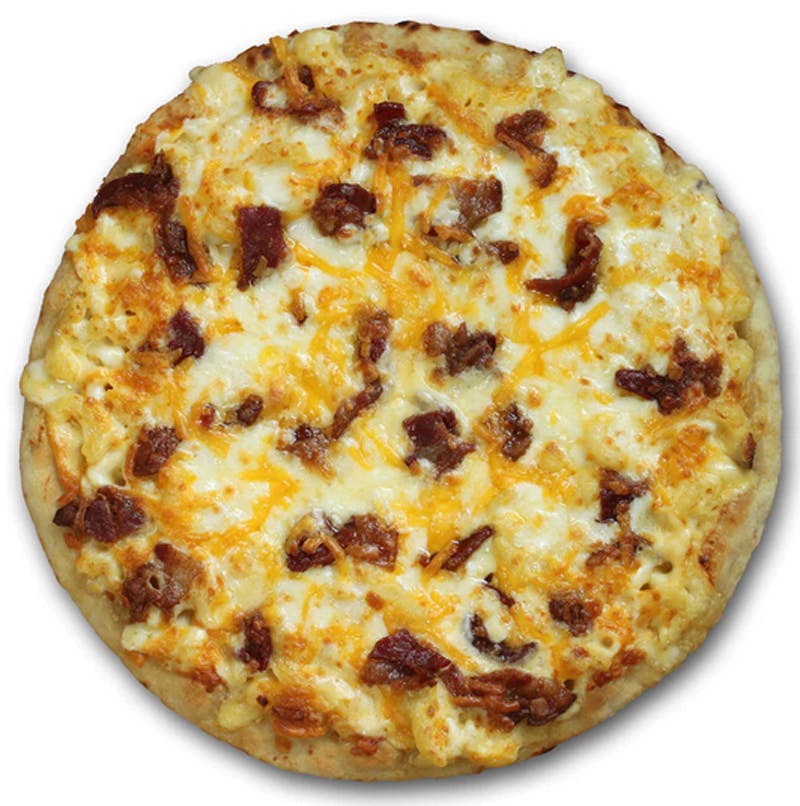 Order Mac n Cheese Pizza - Medium food online from Brother Bruno Pizza store, Washingtonville on bringmethat.com