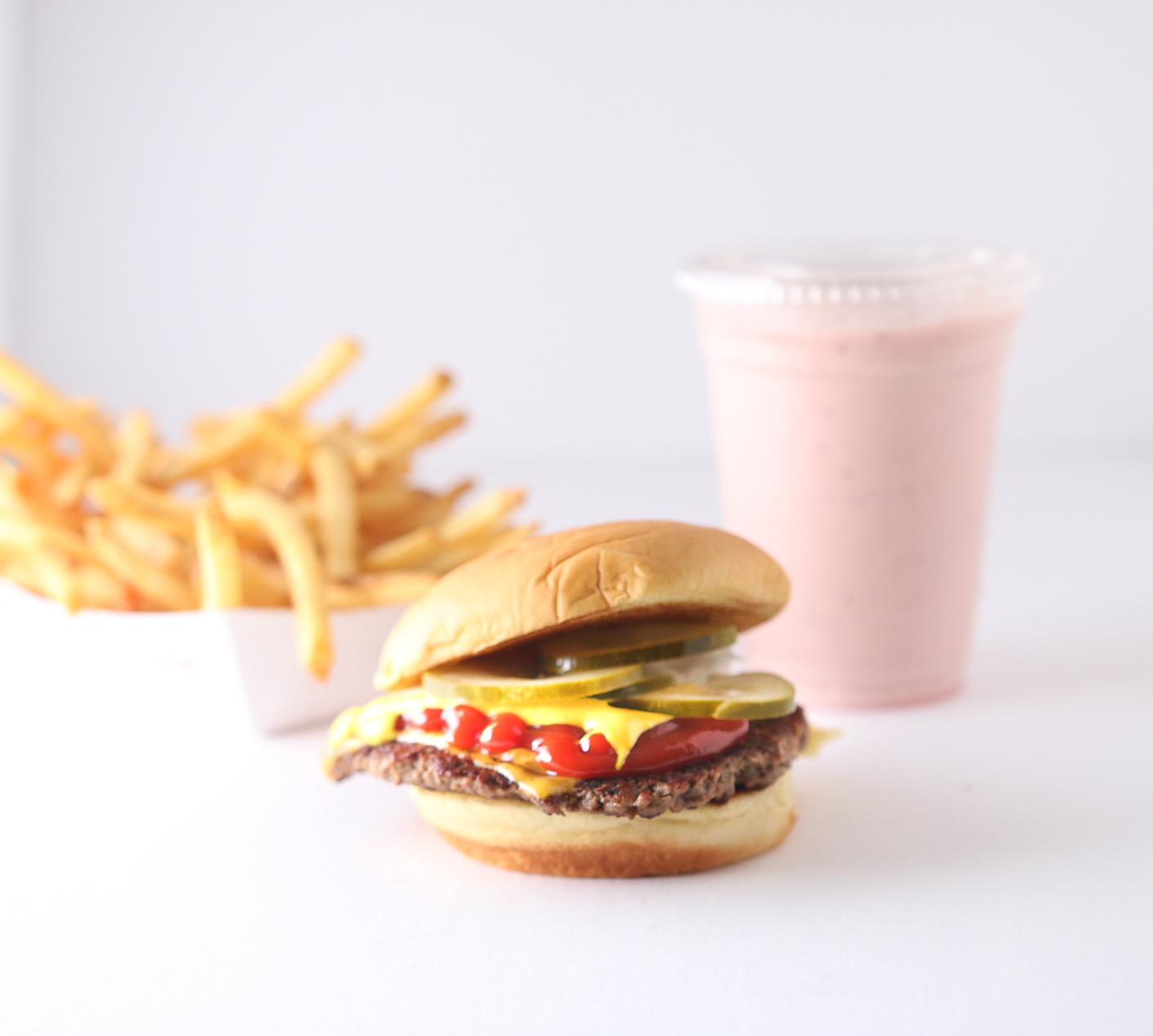 Order Cheeseburger food online from M Burger store, Chicago on bringmethat.com