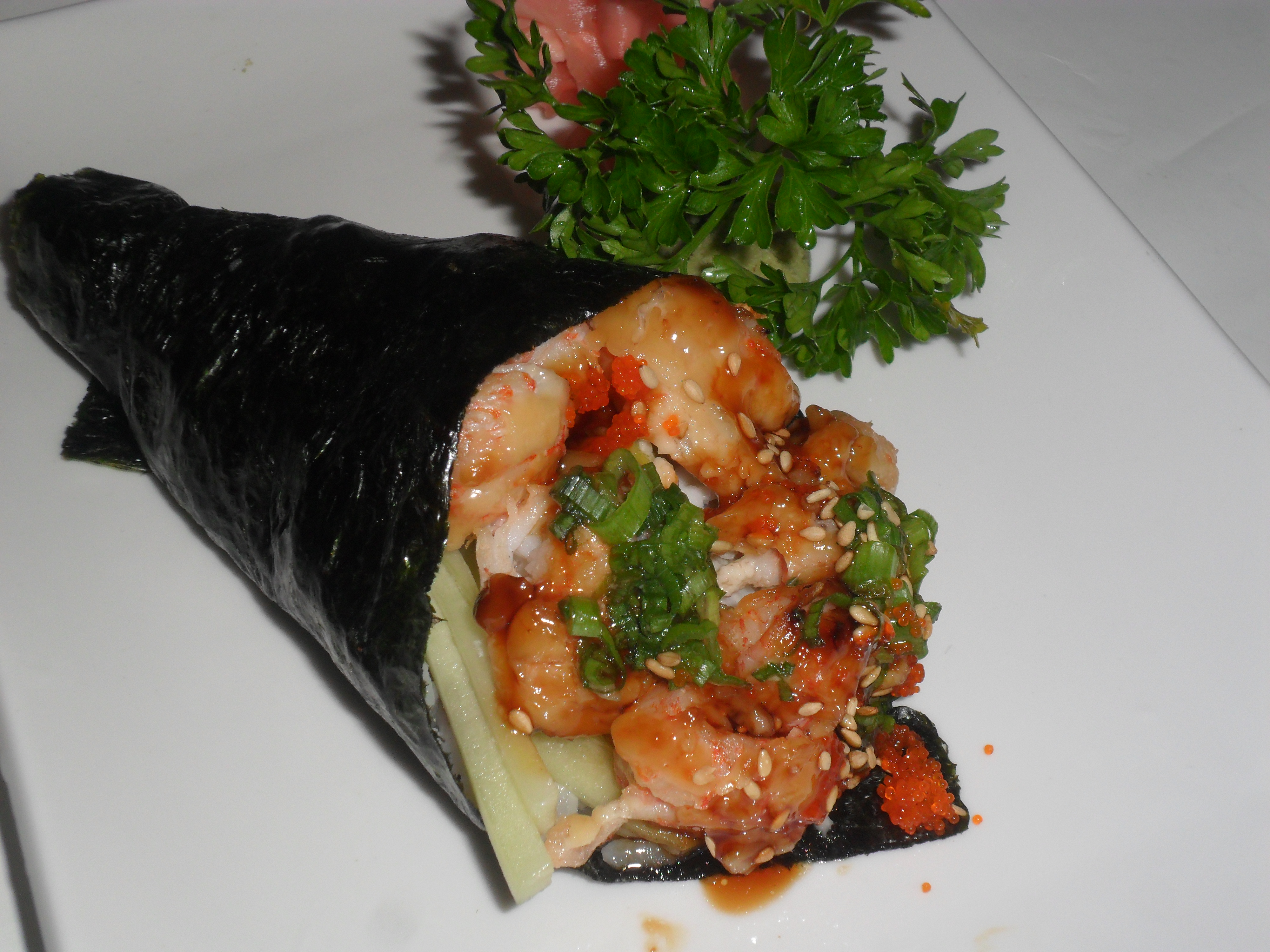 Order Baby Lobster Hand Roll food online from Ken of Japan store, Simi Valley on bringmethat.com