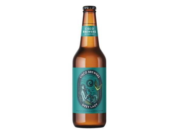 Order Cisco Brewers Grey Lady Wheat Ale - 6x 12oz Bottles food online from Towne Wine & Liquors store, Washington on bringmethat.com
