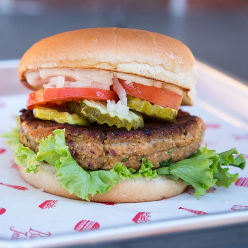 Order Veggie Burger food online from The Burger Joint store, Houston on bringmethat.com