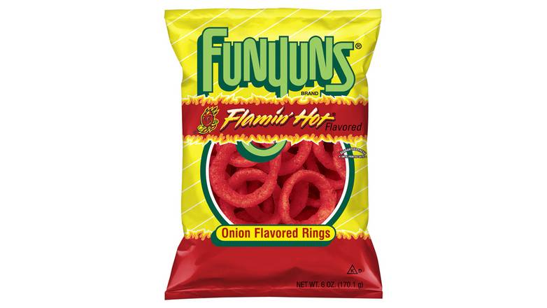 Order Funyuns Flamin' Hot Onion Flavored Rings food online from Energy Mart 3 store, Hendersonville on bringmethat.com