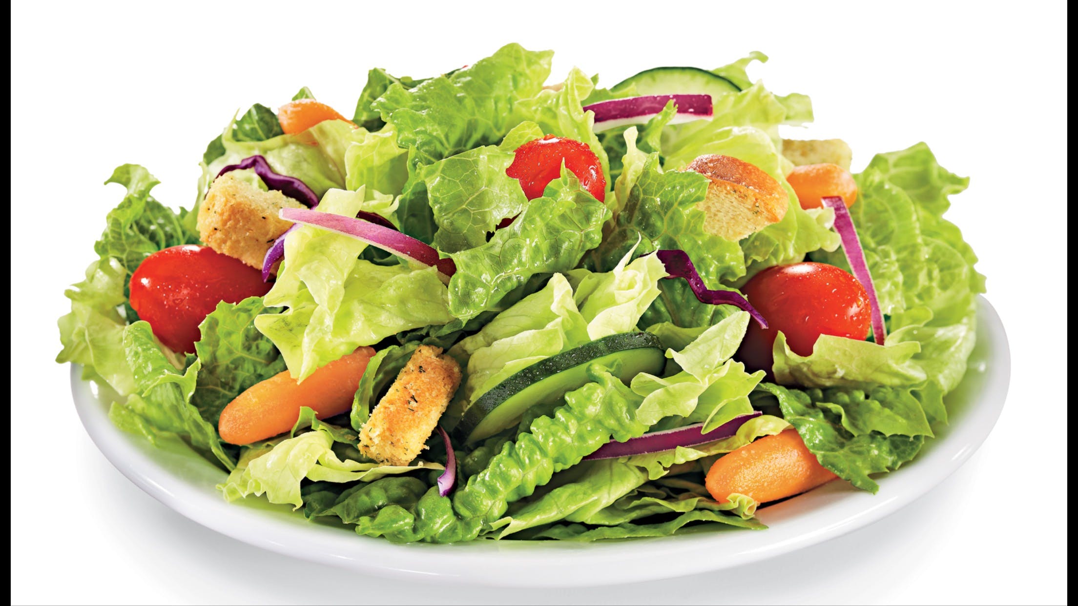 Order Tossed Salad - Small food online from Golden Pizzeria store, Norfolk on bringmethat.com