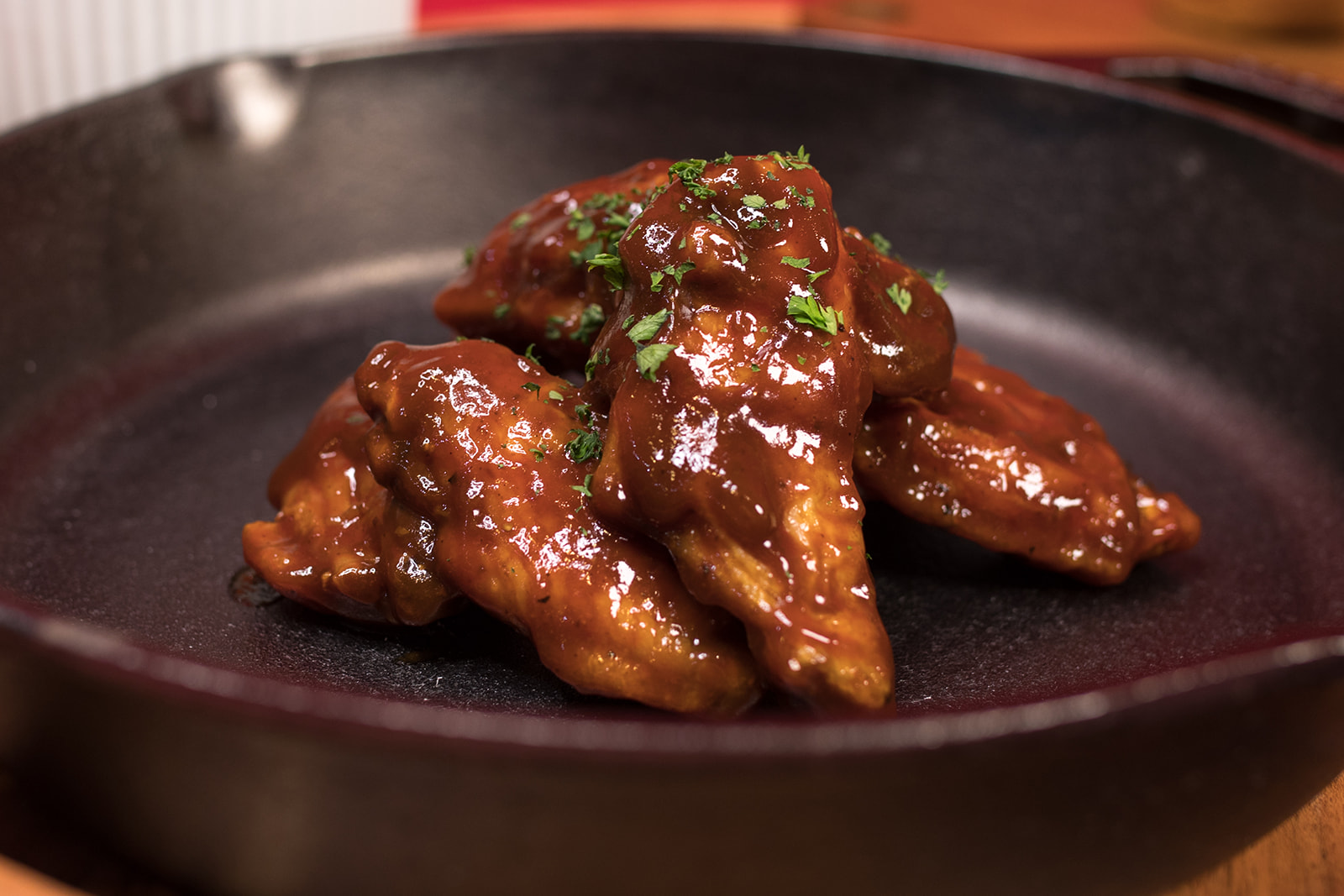 Order House Made BBQ Wings Meal (8 pcs) food online from Rose City Chicken store, Portland on bringmethat.com