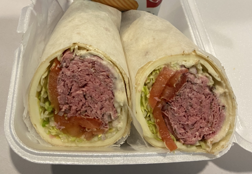 Order Roast Beef specialty Wrap food online from Mipal Deli store, Philadelphia on bringmethat.com