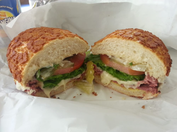 Order Hot Pastrami food online from Pete's Deli & Cafe store, San Francisco on bringmethat.com