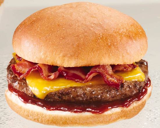 Order Big D Bacon Cheddar BBQ Burger food online from Duchess Restaurant store, Milford on bringmethat.com
