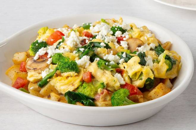 Order Veggie Scrambler* food online from Bakers Square store, Parma Heights on bringmethat.com