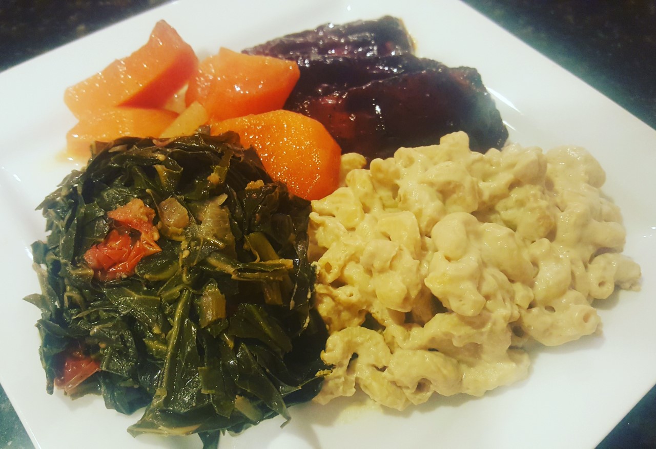 Order Soul Food Plate food online from Vege-licious store, Nashville on bringmethat.com