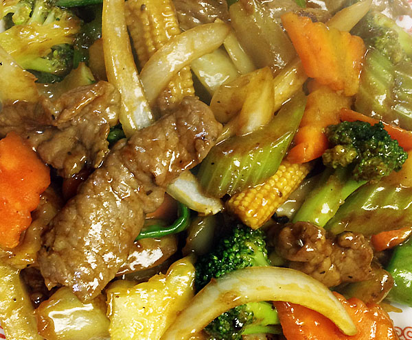 Order 60. Beef with Chinese Vegetable food online from Super China Buffet store, Kenosha on bringmethat.com