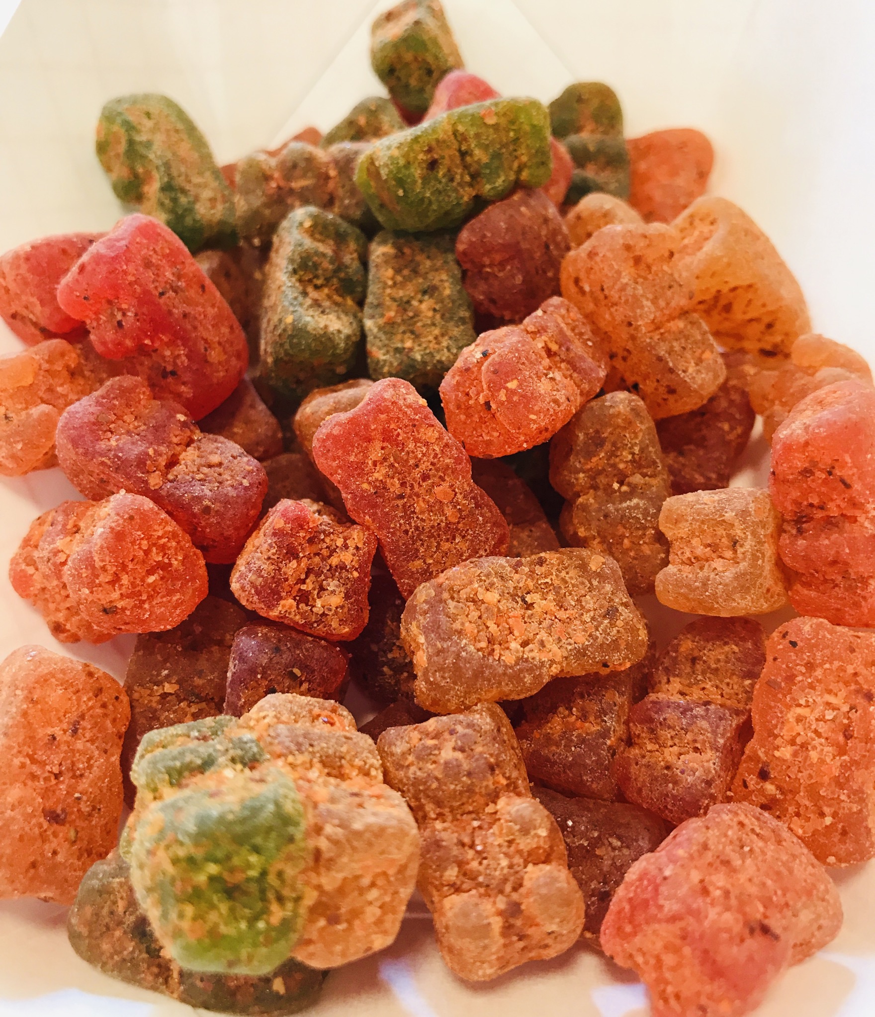 Order Chamoy Gummi Bears food online from Rocky Mountain Chocolate Factory store, Brea on bringmethat.com