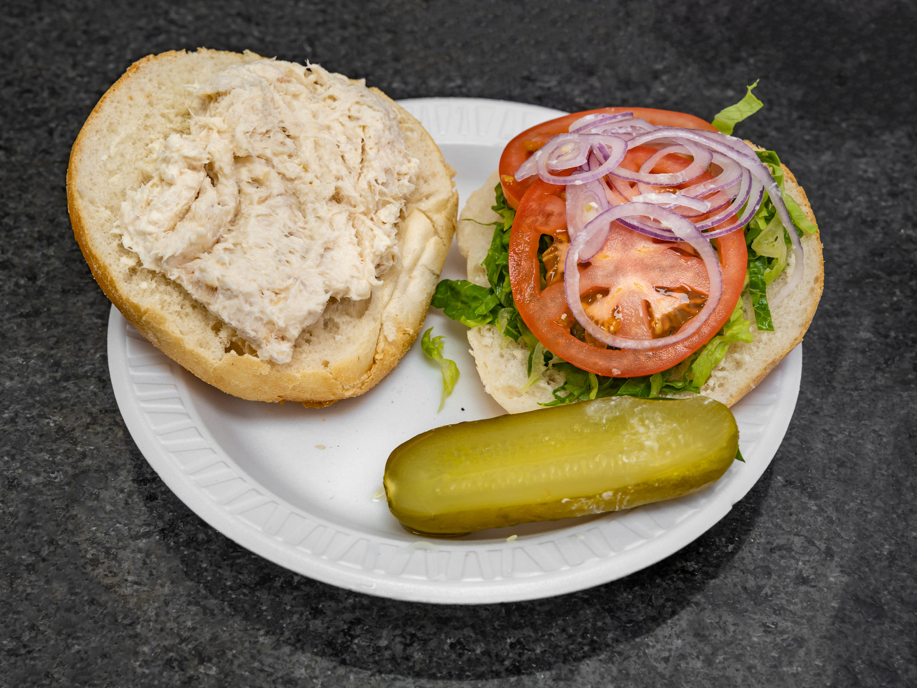 Order Chicken Salad Sandwich food online from La Bagel store, Edison on bringmethat.com