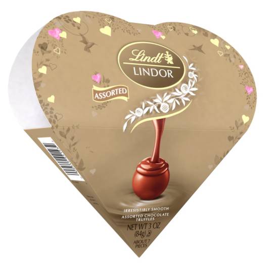 Order Lindt LINDOR Valentine's Assorted Chocolate Candy Truffles Friend Heart, 3 oz. food online from Cvs store, BLUE BELL on bringmethat.com
