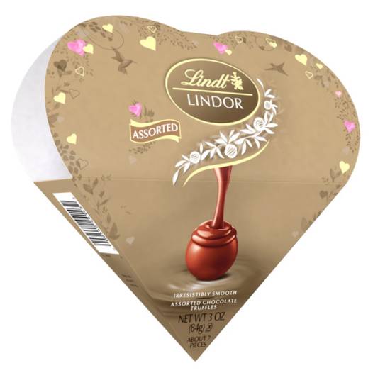 Order Lindt LINDOR Valentine's Assorted Chocolate Candy Truffles Friend Heart, 3 oz. food online from CVS store, CONOVER on bringmethat.com