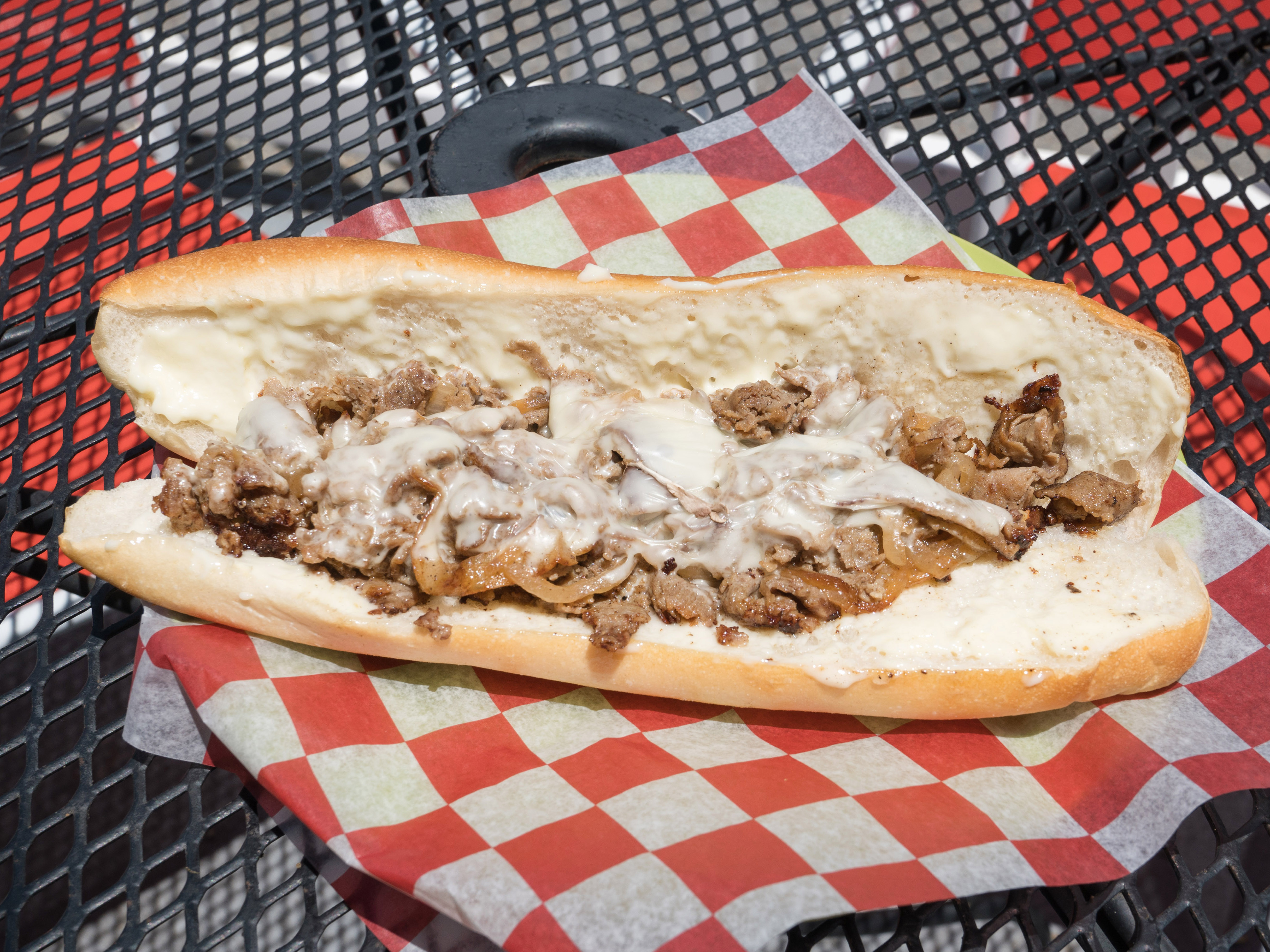 Order Deluxe Philly Cheese Steak food online from 9th Street Grill store, Virginia Beach on bringmethat.com