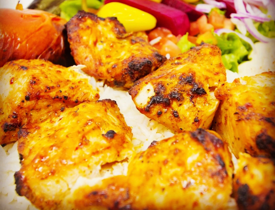 Order 4 Piece Chicken Kabab food online from Sepan Chicken store, Los Angeles on bringmethat.com