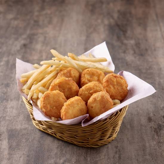 Order F15 French Fries Chicken Nugget 脆香鸡伴炸薯条 food online from Le Shrimp Ramen store, Costa Mesa on bringmethat.com