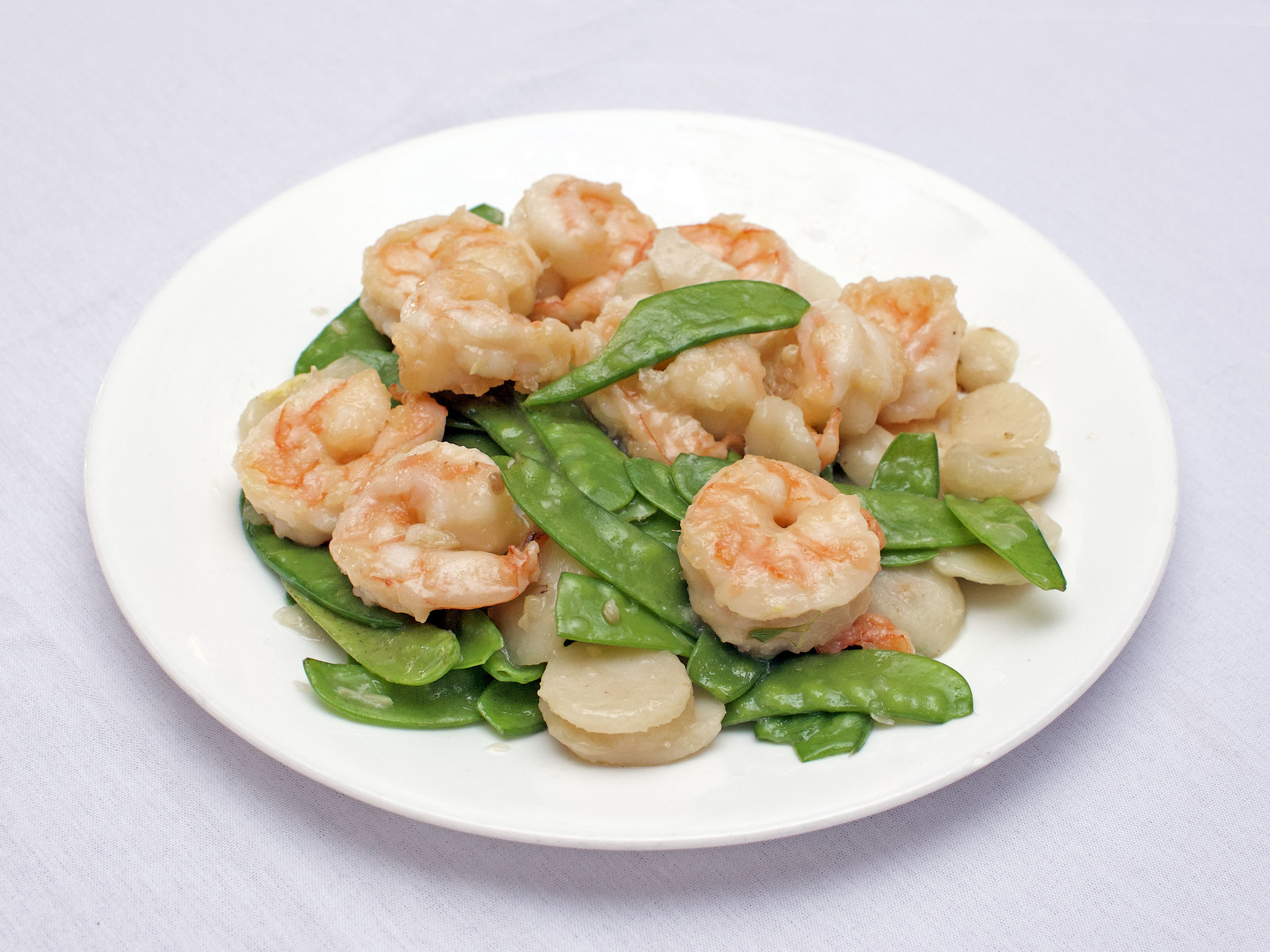 Order Jumbo Shrimp with Snow Peas and Water Chestnuts food online from Szechuan Star store, Annandale on bringmethat.com