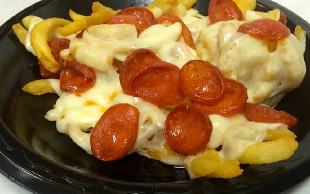 Order Pizza Fries - Small food online from Cal'z Pizza Subs and Chicken Wings store, Virginia Beach on bringmethat.com