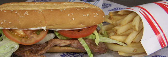 Order Ribeye Steak Sandwich Combo food online from Martin Restaurant store, Rockmart on bringmethat.com