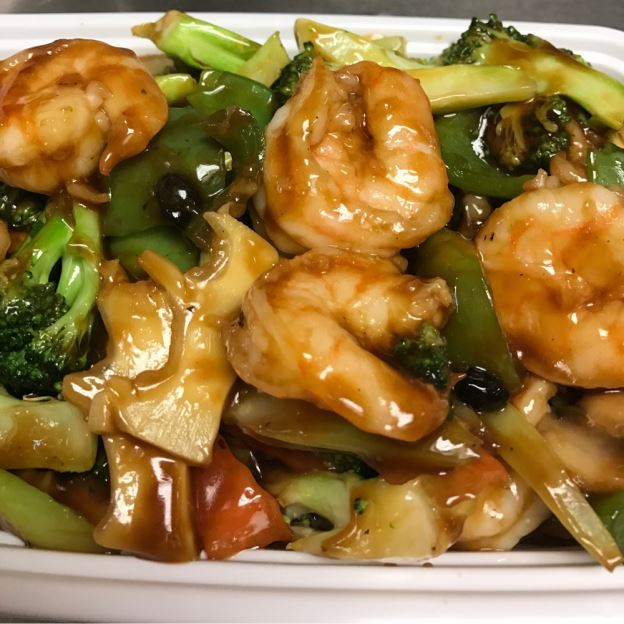 Order 115. Shrimp with Black Bean Sauce food online from Boulevard Chinese Restaurant store, Elmwood Park on bringmethat.com