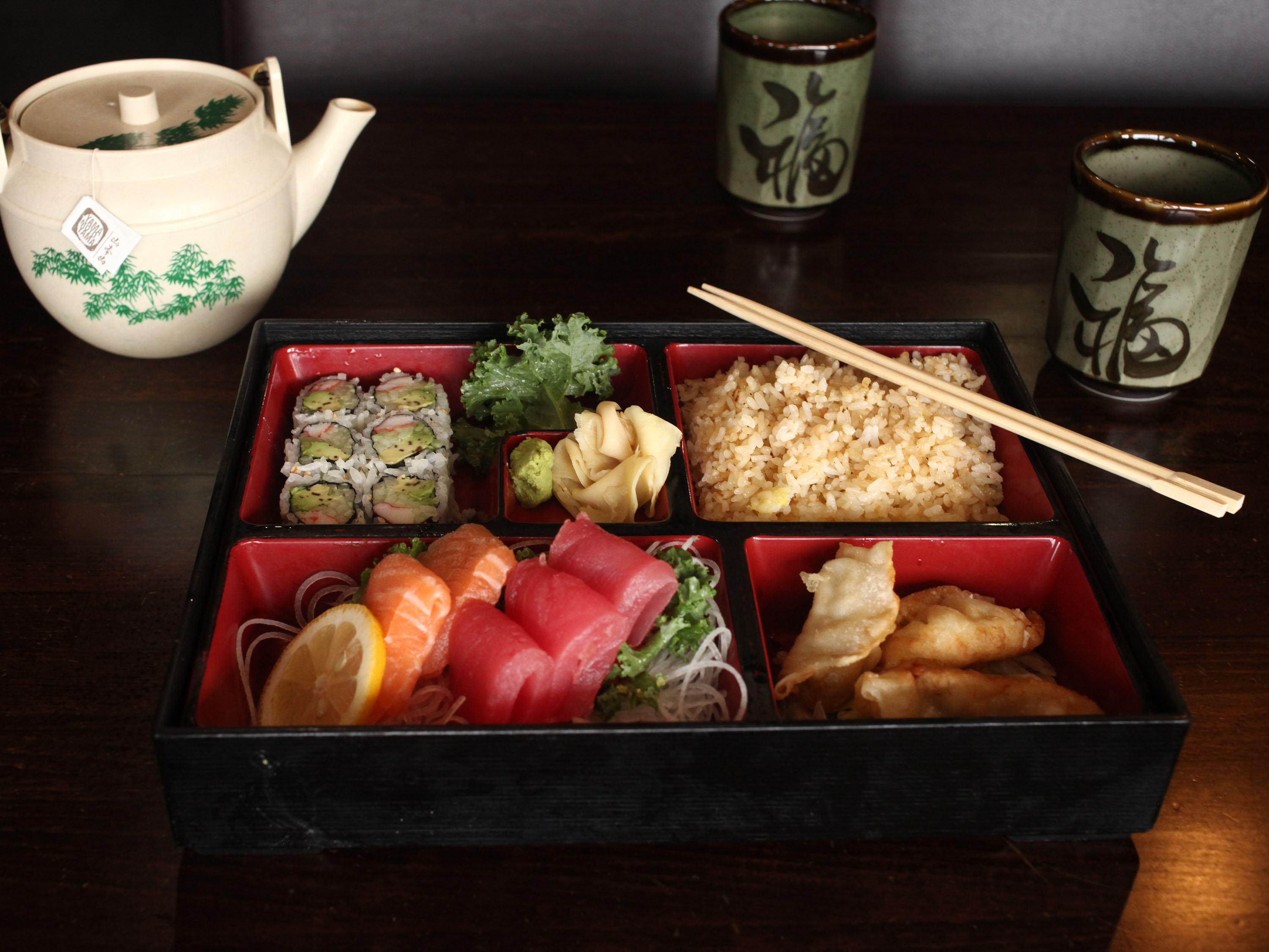 Order Sashimi Bento Box food online from Sakura 10 store, Harrisonburg on bringmethat.com