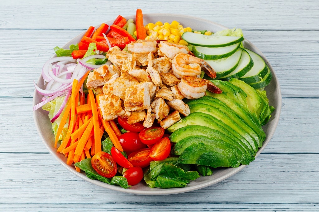 Order House Salad food online from B Nutritious store, Fountain Valley on bringmethat.com