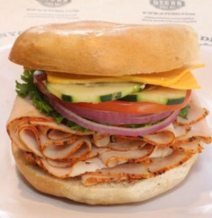 Order Oven Roasted Turkey Sandwich food online from NYC Bagel Deli store, Chicago on bringmethat.com