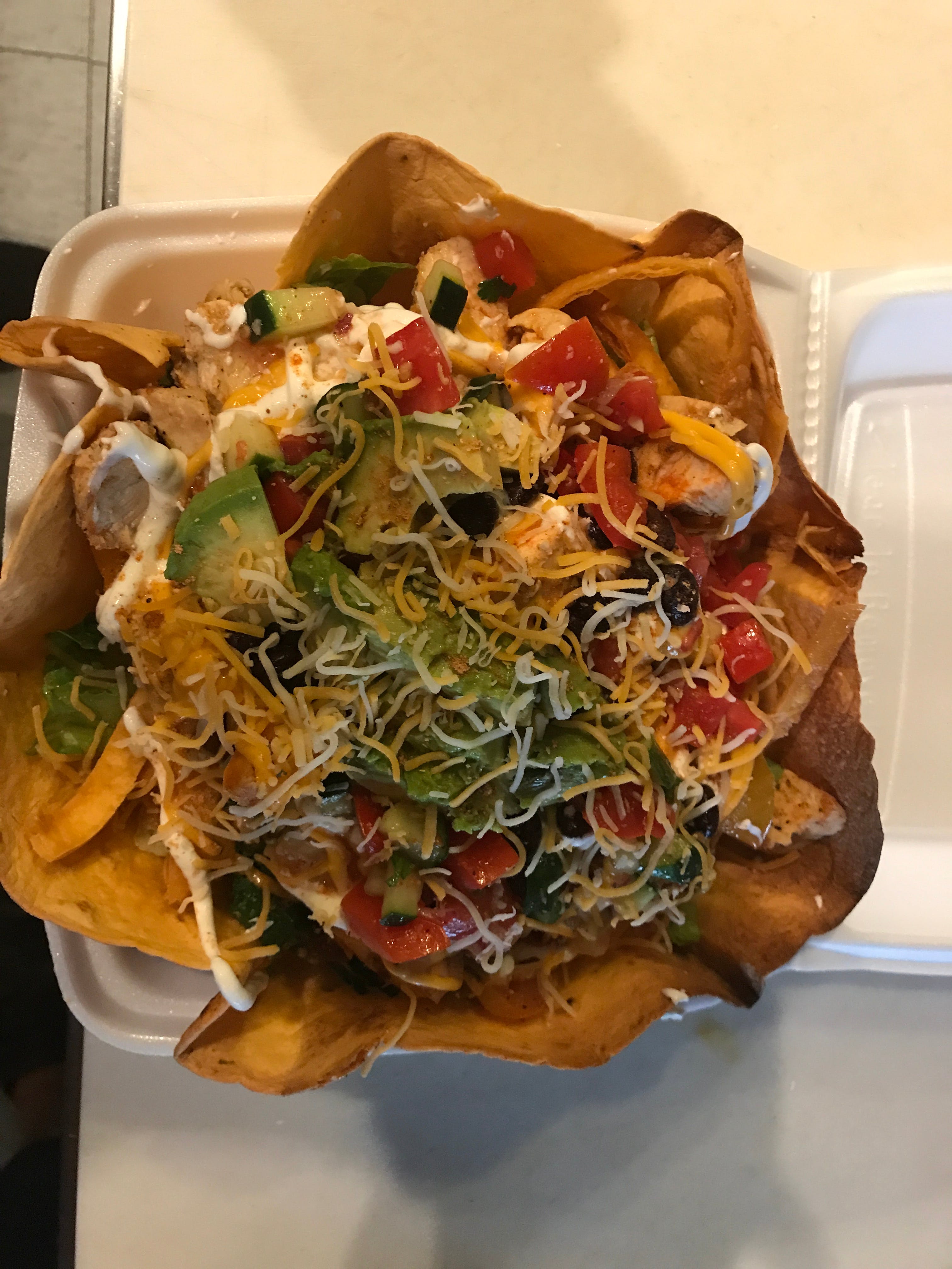 Order Taco Salad - Salad food online from Niko Pizza store, Harrisburg on bringmethat.com