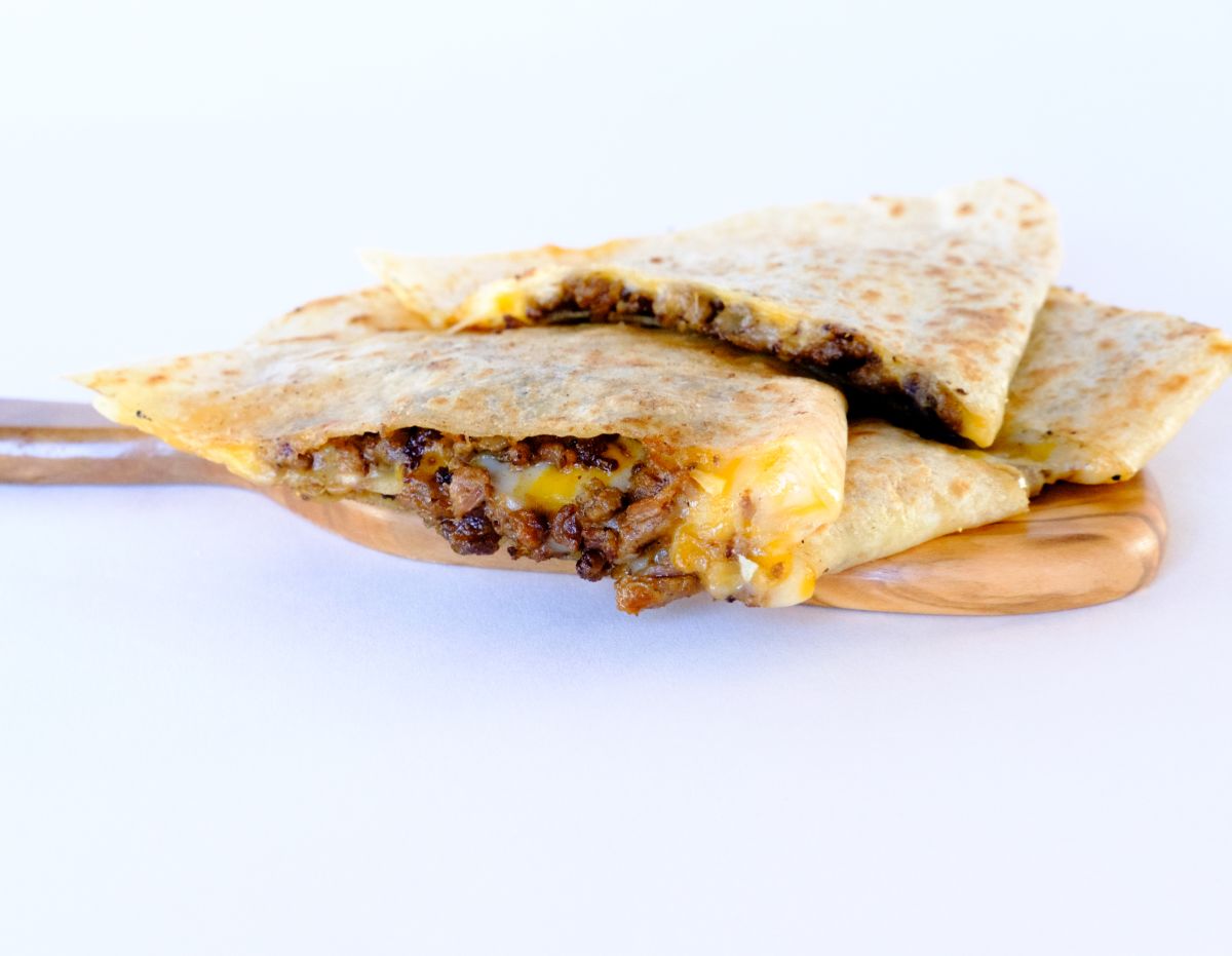 Order Meat Quesadilla food online from Pico Pica Rico store, Sherman Oaks on bringmethat.com