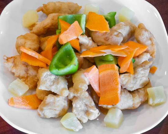 Order Sweet & Sour Chicken food online from Bamboo Garden store, Westland on bringmethat.com