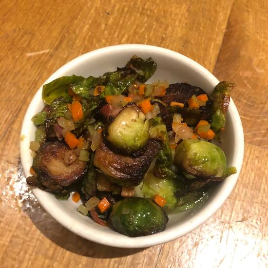 Order Roasted Brussels Sprouts food online from Pizzeria Delfina store, Burlingame on bringmethat.com