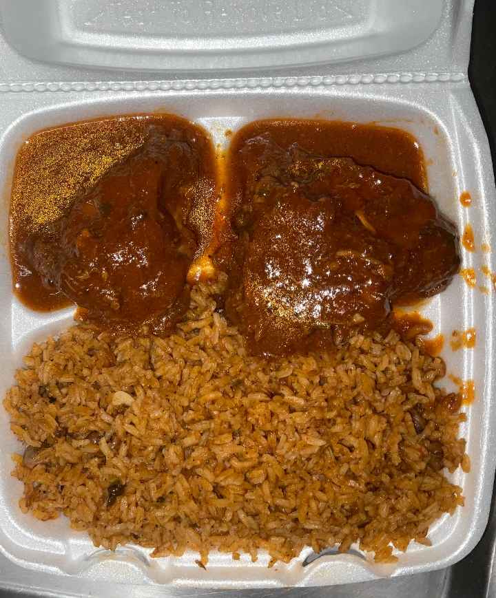 Order Pollo Guisado - stewed Chicken food online from Don Quijote Restaurant store, Manchester on bringmethat.com