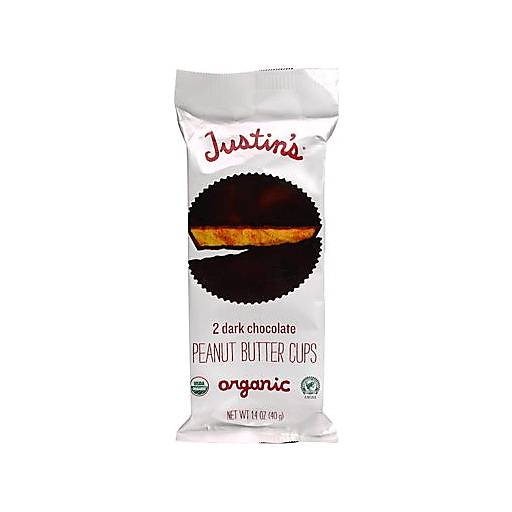 Order Justin's Peanut Butter Dark Chocolate Cups (1.4 OZ) 112268 food online from BevMo! store, Milpitas on bringmethat.com