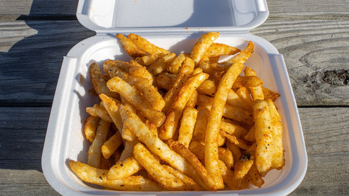 Order Family Size Fries food online from Real Deal Grill store, Delaware on bringmethat.com