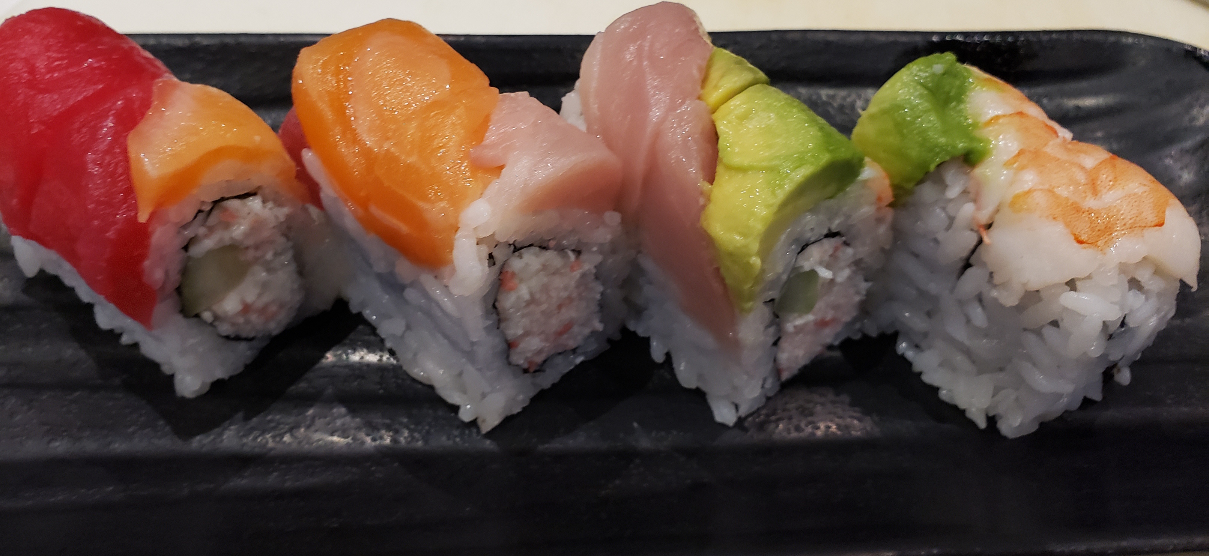 Order Rainbow Special Roll food online from Sushi Mon store, Las Vegas on bringmethat.com