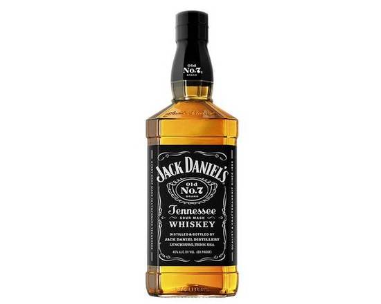 Order Jack Daniel's Black Label, 1.75L whiskey (40.0% ABV) food online from Mill Basin Wine & Liquor store, Brooklyn on bringmethat.com