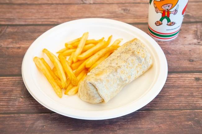Order Kids Bean & Cheese Burrito Meal food online from Sombrero Mexican Food store, El Centro on bringmethat.com