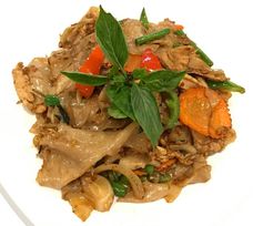 Order F4. Pad Kee-Mow Dinner food online from Boba Tea Cafe store, Niagara Falls on bringmethat.com
