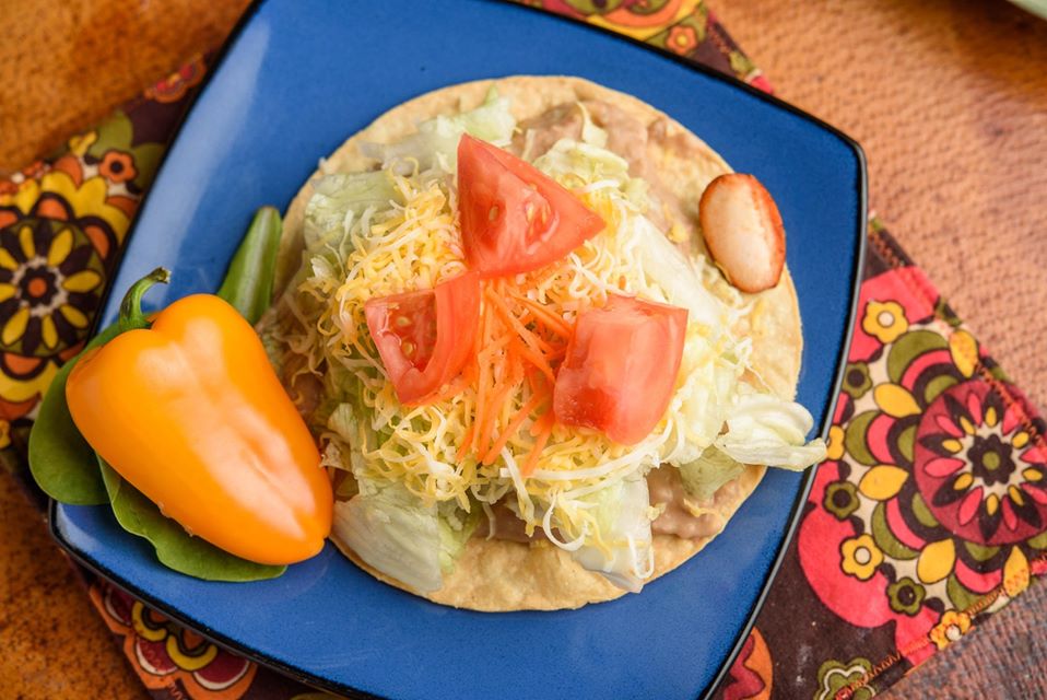 Order Tostada Salad food online from El Tapatio Mexican Restaurant store, Grand Island on bringmethat.com