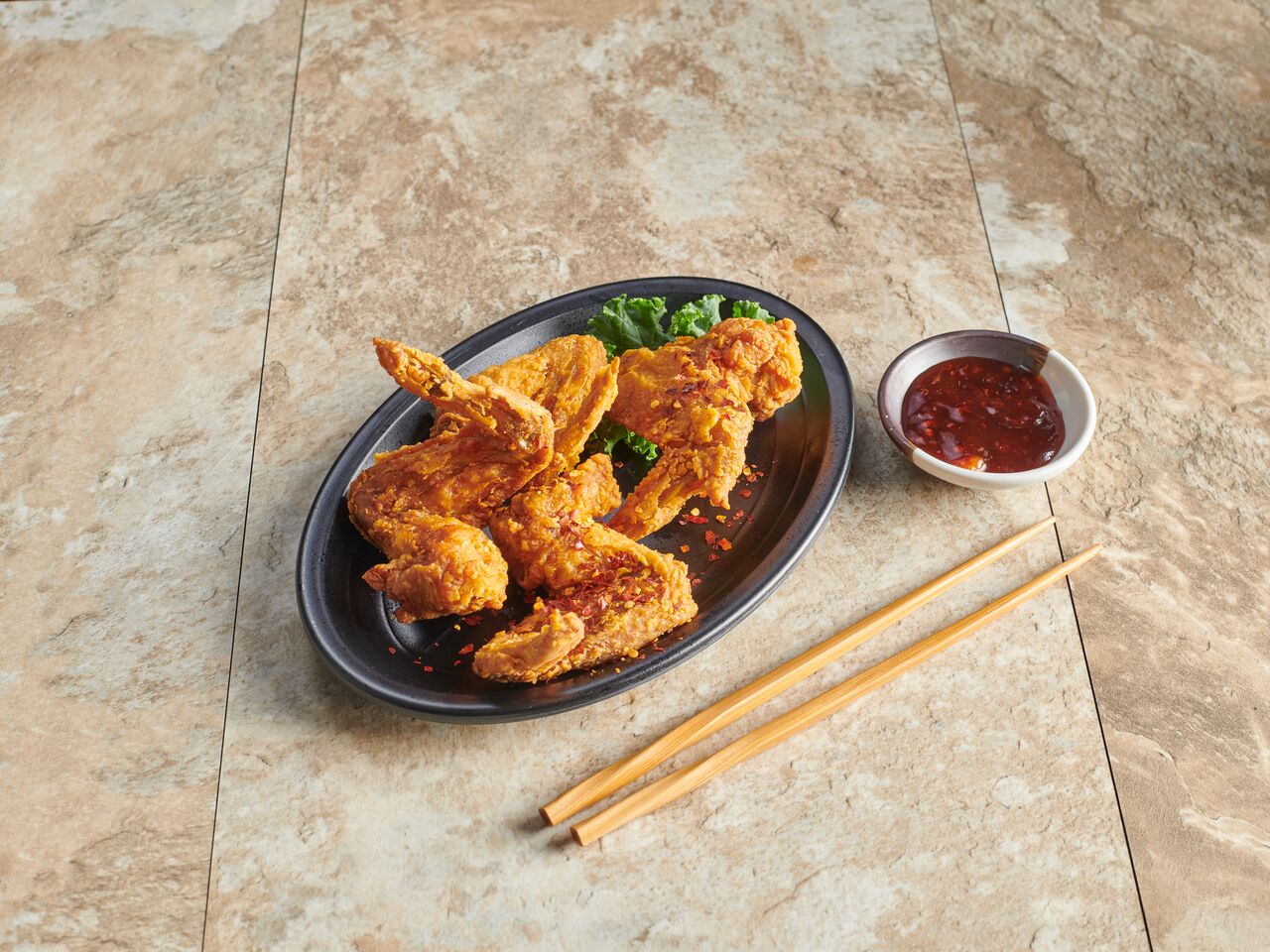 Order B. Fried Chicken Wings food online from Spring garden chinese restaurant store, Brooklyn on bringmethat.com