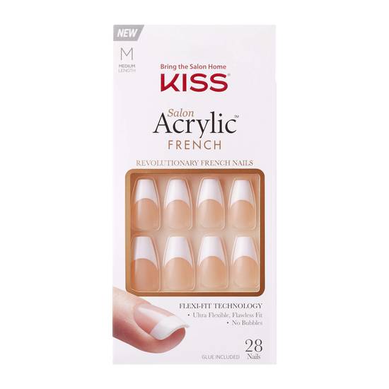 Order KISS Salon Acrylic French Nail Kit- Je T'aime food online from CVS store, INGLEWOOD on bringmethat.com