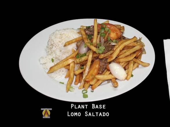 Order Plant Base Lomo Saltado food online from Sunny Express Gourmet Fast Food store, Compton on bringmethat.com