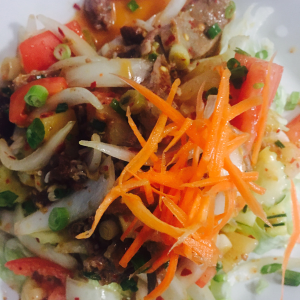 Order Duck Salad food online from The Dish Thai Fusion Cuisine store, Studio City on bringmethat.com