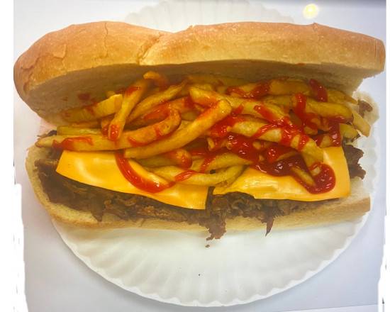Order Italian Cheese Burger & Soda food online from Jezif Fried Chicken store, Perth Amboy on bringmethat.com