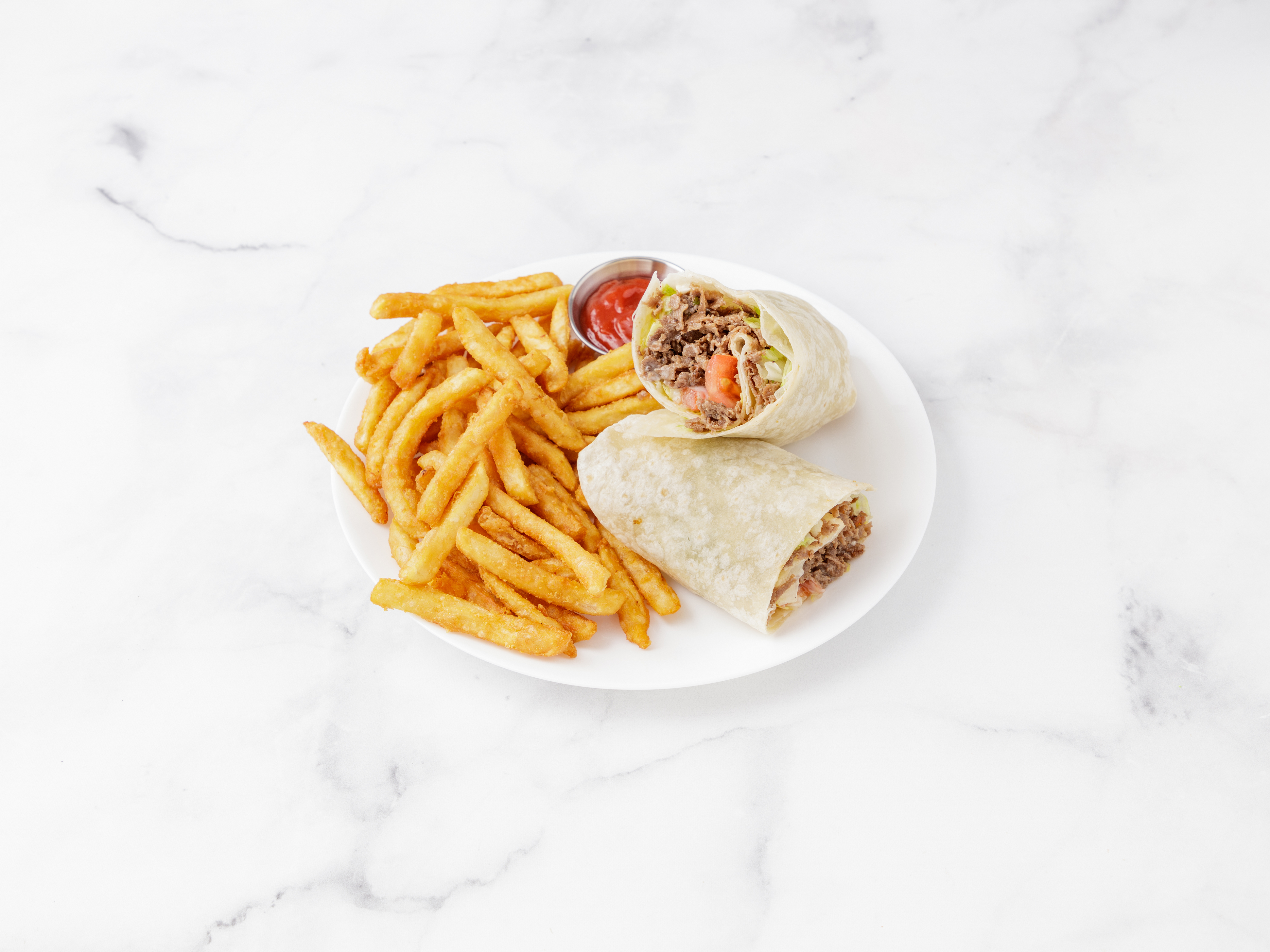 Order Steak Wrap food online from Avelino's Pizza store, New Haven on bringmethat.com