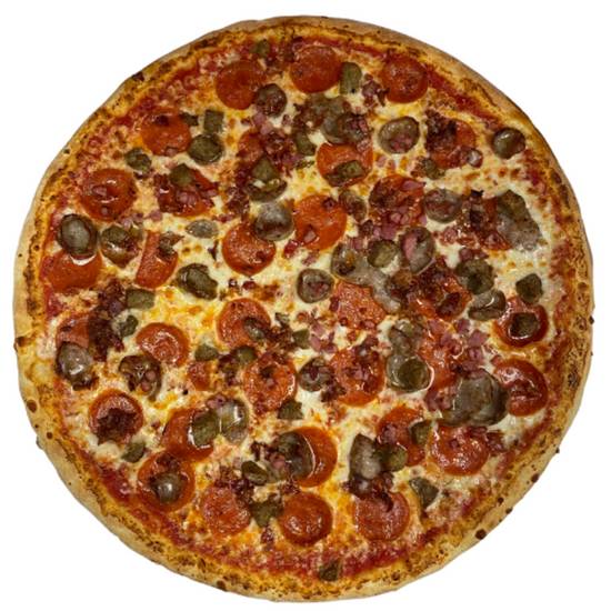 Order Meat Lovers food online from Mac Pizza & Wings store, Richmond on bringmethat.com