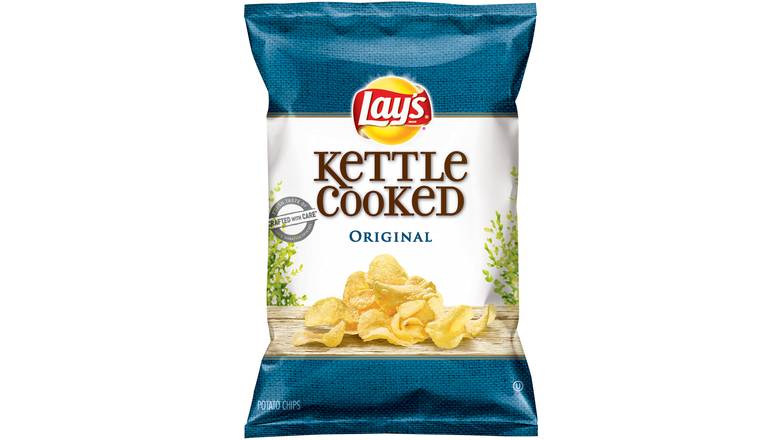 Order Lay'S Original Kettle Cooked Potato Chips food online from Exxon Constant Friendship store, Abingdon on bringmethat.com